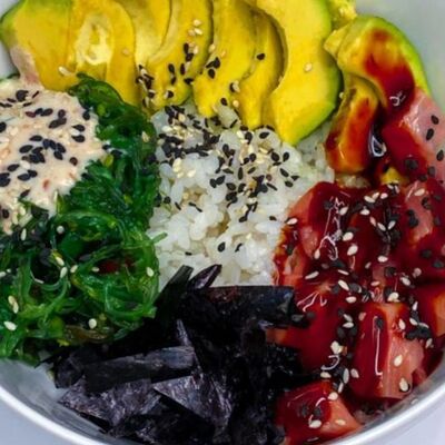 Поке Лосось в Пиццерия Crazy Brothers по цене 530 ₽