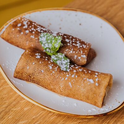 Блины с творогом в Любимое по цене 240 ₽