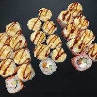 Запечённый миксв Пицца vs Роллы