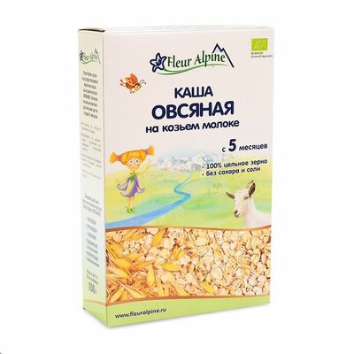Каша овсяная на козьем молоке с 5 месяцев, Fleur Alpine в Азбука Вкуса Экспресс Меню по цене 672 ₽