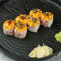 Запеченный ролл с креветками том ямв Edateca Едатека