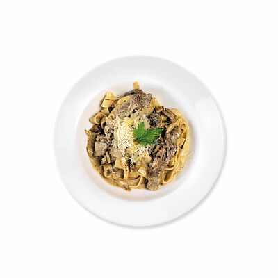 Тальятелле с говядиной в сливочно-перечном соусе в Алло! Пицца по цене 445