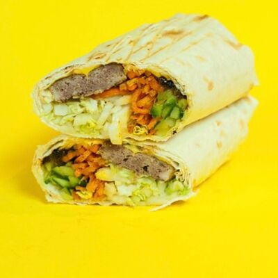 Шаурма Норма с люля-кебабом из говядины в Зашумел район по цене 499 ₽