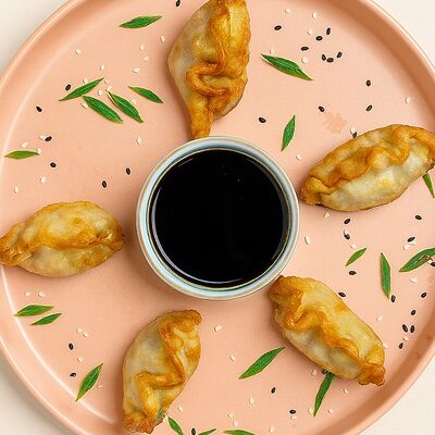  Азиатские пельмени с морепродуктами в Panga Banga по цене 650 ₽