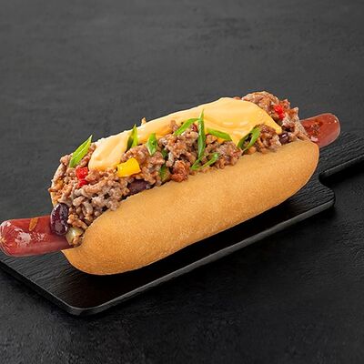 Чили-чиз хот-дог с колбаской бергсалями в Stardogs по цене 428 ₽