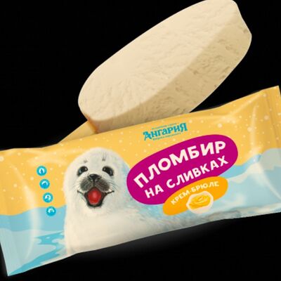 Пломбир на сливках крем-брюле в Планета мороженого по цене 115 ₽