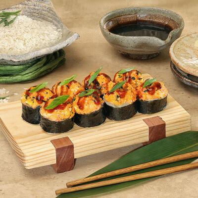 Ролл спайси краб в Pikapika по цене 2790 ₸