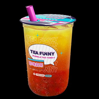 Чай фруктовый Манго-лимон с кусочками зеленое яблоко Мв Tea Funny по цене 442 ₽