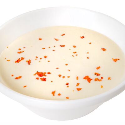 Крем-суп сливочный с баклажаном и сыром дорблю в Дамплинг Репаблик по цене 790 ₽