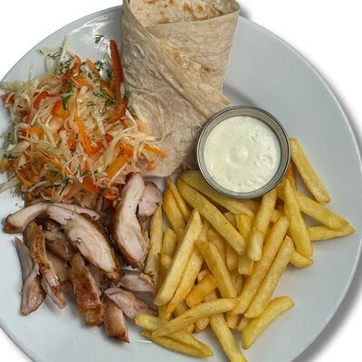 Запеченное бедро с картофелем фри в Semechka по цене 800 ₽