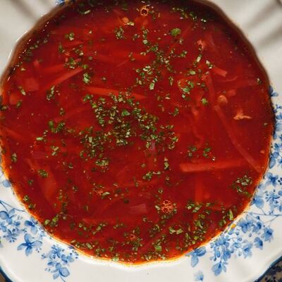 Борщ с говядиной в Airy restaurant по цене 590 ₽