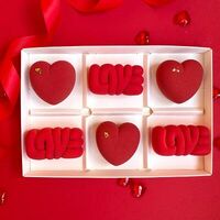 Муссовые пирожные ко Дню влюбленных Love №6 в Panicake