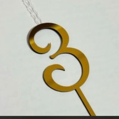 Свеча Цифра три в Патисари по цене 154 ₽