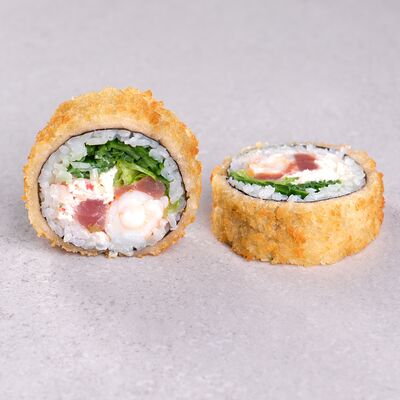 Ролл темпура с тунцом и креветкой в Токио по цене 42 р.