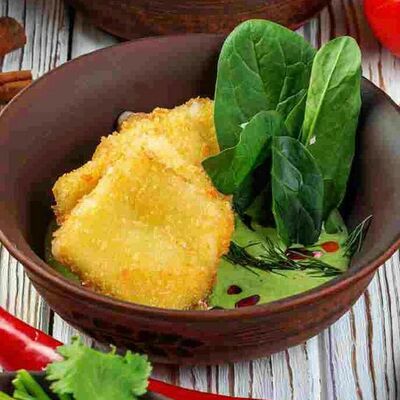 Сулугуни жареный в Тут харчо по цене 672 ₽