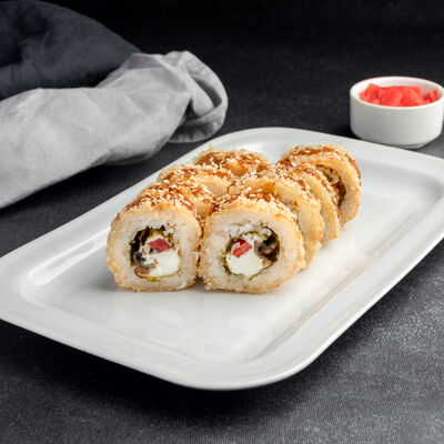 Ролл теплый с угрем в Vkus Land по цене 345 ₽