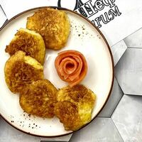 Драники с семгой в Три Шефа
