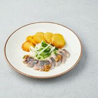 Сельдь с картофелем и луком в Бульк