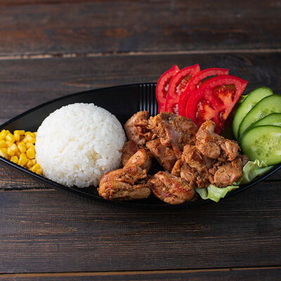 Курица с гарниром в Hot Chicken по цене 32000 ₽