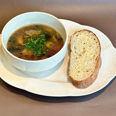 Суп с белыми грибами в Кими по цене 860 ₽