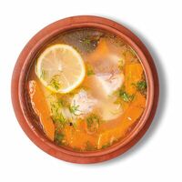 Уха на сёмге в Пацха Пшапский двор