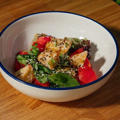 Тёплый с баклажанами в сладком чили в Cream Soda по цене 550 ₽