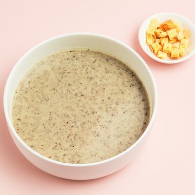 Грибной суп-пюре с гренками в Кекслав по цене 330 ₽