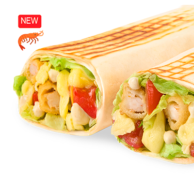 Шаверма с креветкой в Шаверма по-питерски по цене 469 ₽