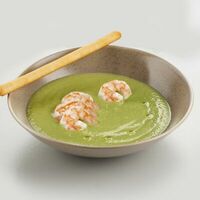 Крем суп из сельдерея с креветками в Пицца Пи