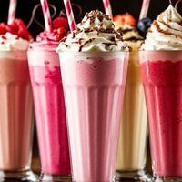 Фирменный молочный Мятно-Ванильный коктейльв Стейк`S