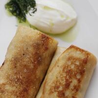 Блинчики с мясом и сметаной в Гретель