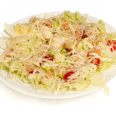 Салат Цезарь с креветками в Абсолют по цене 500 ₽