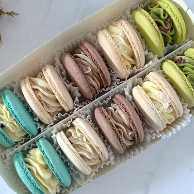  Макарон ассорти №5 (5 вкусов) в Кондитерская Конфетка Питер по цене 1955 ₽