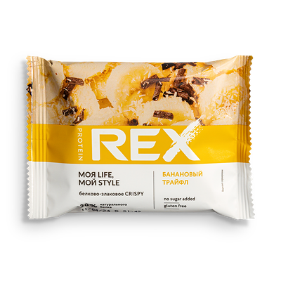 Хлебцы протеиновые Rex Crispy Банановый трайфл в Кухня на районе по цене 119 ₽