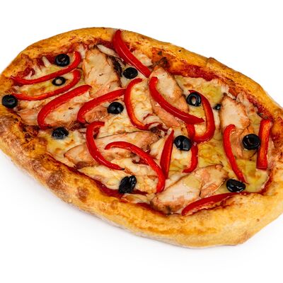 Пицца с курицей и сладким перцем в Гриль Хаус по цене 984 ₽