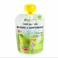 Пюре Яблоко, шиповник с 5 месяцев, Fleur Alpine в Азбука Вкуса Экспресс Меню