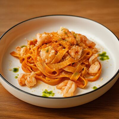 Паста с креветками и рамиро в Tony Pizzoni по цене 950 ₽