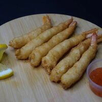 Жареные креветки в Yo! Sushi