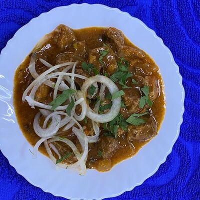 Гуляш из говядины в Домашняя кухня у Ирмы по цене 347 ₽