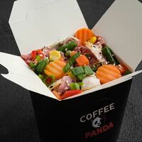 Удон сливочный с бекономв Coffee Panda