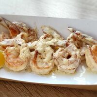 Тигровые креветки в сливочно-чесночном соусе 10 шт. в Pasta mania