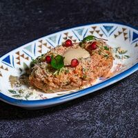 Пхали из болгарского перца, запечённого на мангале в NANA Pirveli