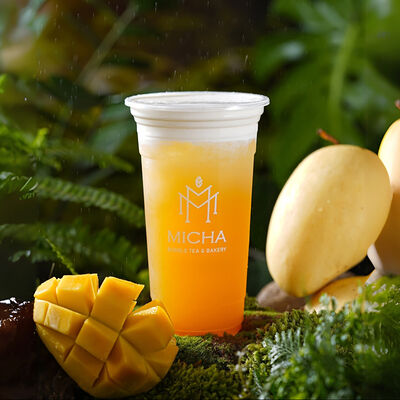 Манговый чай с крем-чизом без тапиоки в Micha Bubble Tea & Bakery по цене 499 ₽