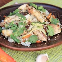 Рис с курицей всоусе Терияки в АрисА - лавка азиатской еды