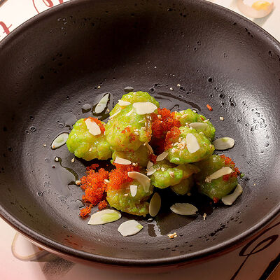 Креветки жаренные с соусом васаби в Бенджамин по цене 499 ₽