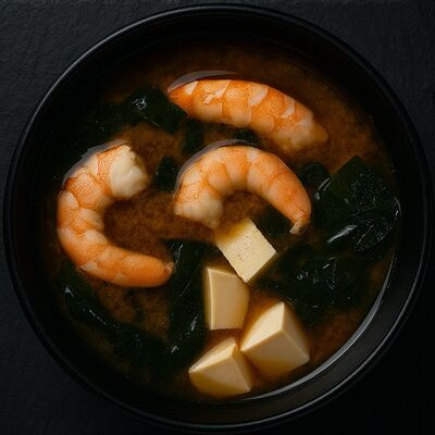 Мисо-суп с креветками в Rollik по цене 240 ₽