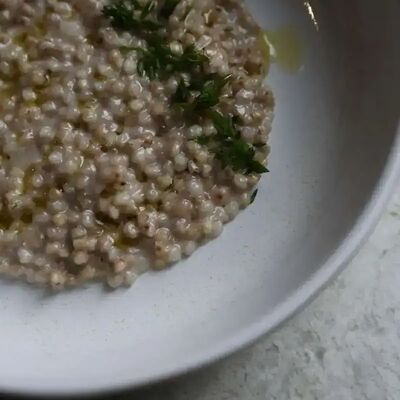 Гречотто из зеленой гречки в Tin по цене 500 ₽