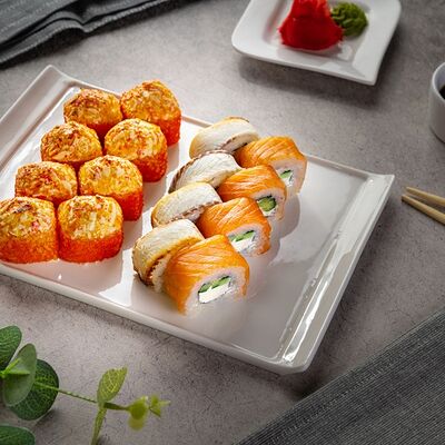 Набор роллов Гуру в Суши-бар Макс Бокс по цене 1150 ₽