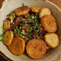 Мясо по-деревенски в Охота на Енота