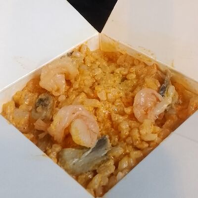 Паста с креветкой Том ям (рис) в Bibiwok по цене 580 ₽